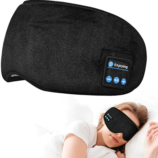Máscara de Dormir com Auriculares Bluetooth