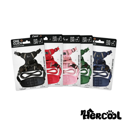 OurDogsLife Easy Lock Magnetic Dog Harness & Leash Set (1)