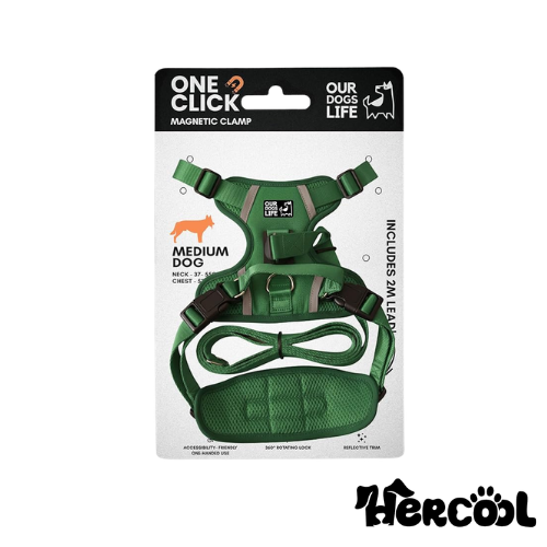 OurDogsLife Easy Lock Magnetic Dog Harness & Leash Set (3)